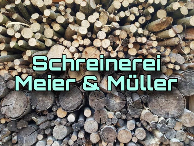 Schreinerei Meier & Müller